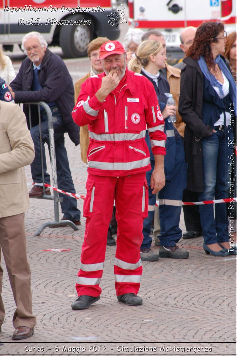 Cuneo - 6 Maggio 2012 - Simulazione Maxiemergenza- Croce Rossa Italiana - Ispettorato Regionale Volontari del Soccorso Piemonte