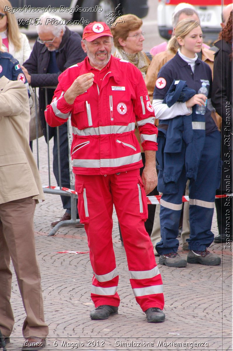 Cuneo - 6 Maggio 2012 - Simulazione Maxiemergenza- Croce Rossa Italiana - Ispettorato Regionale Volontari del Soccorso Piemonte