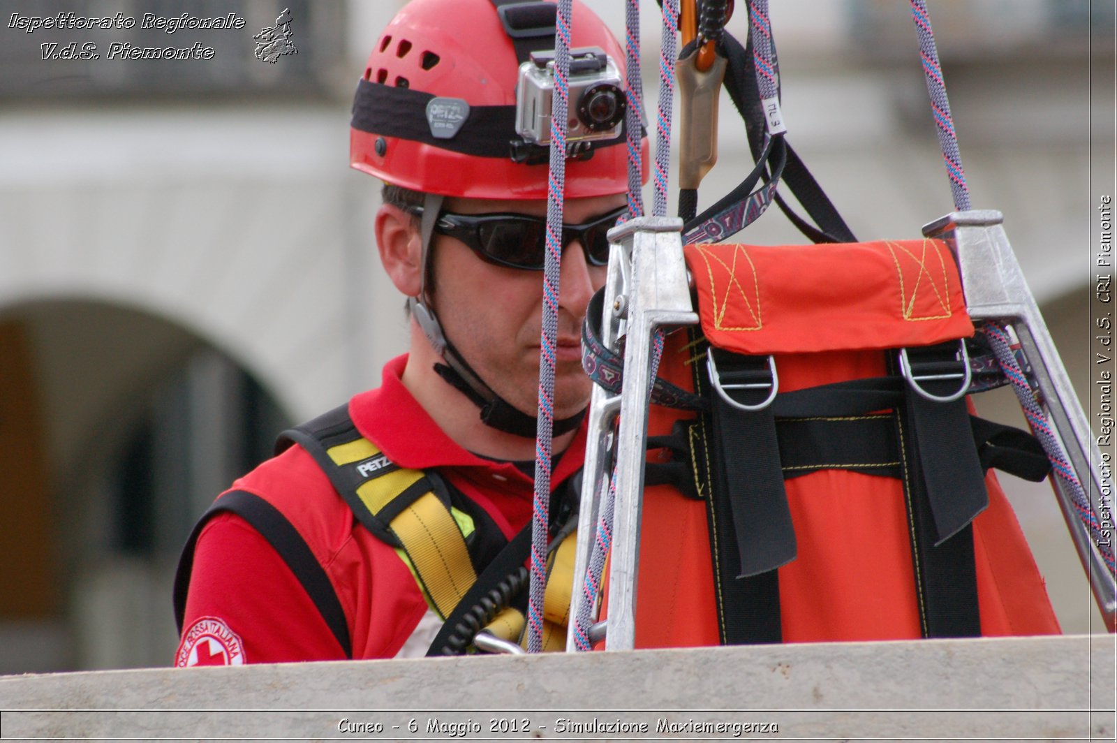 Cuneo - 6 Maggio 2012 - Simulazione Maxiemergenza- Croce Rossa Italiana - Ispettorato Regionale Volontari del Soccorso Piemonte