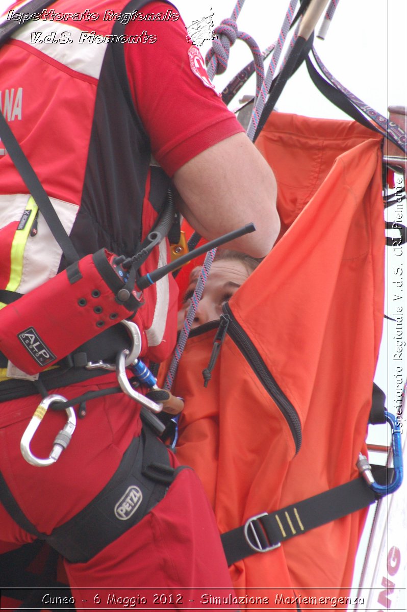 Cuneo - 6 Maggio 2012 - Simulazione Maxiemergenza- Croce Rossa Italiana - Ispettorato Regionale Volontari del Soccorso Piemonte