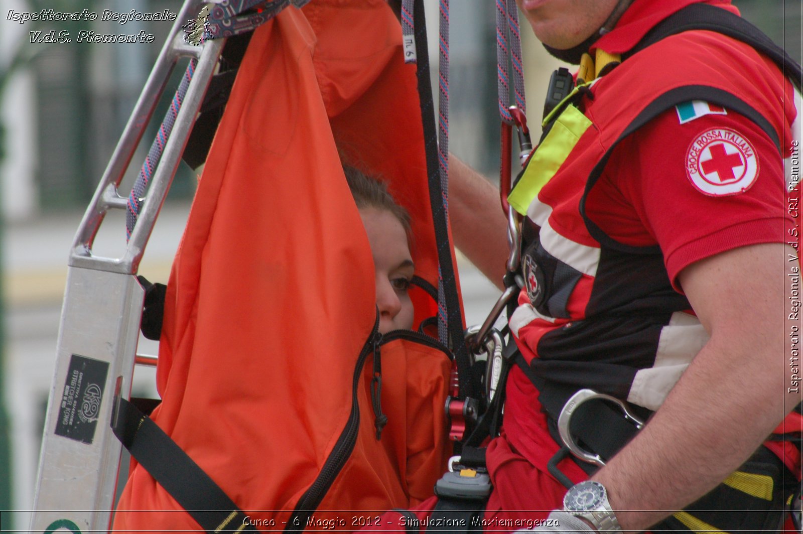 Cuneo - 6 Maggio 2012 - Simulazione Maxiemergenza- Croce Rossa Italiana - Ispettorato Regionale Volontari del Soccorso Piemonte