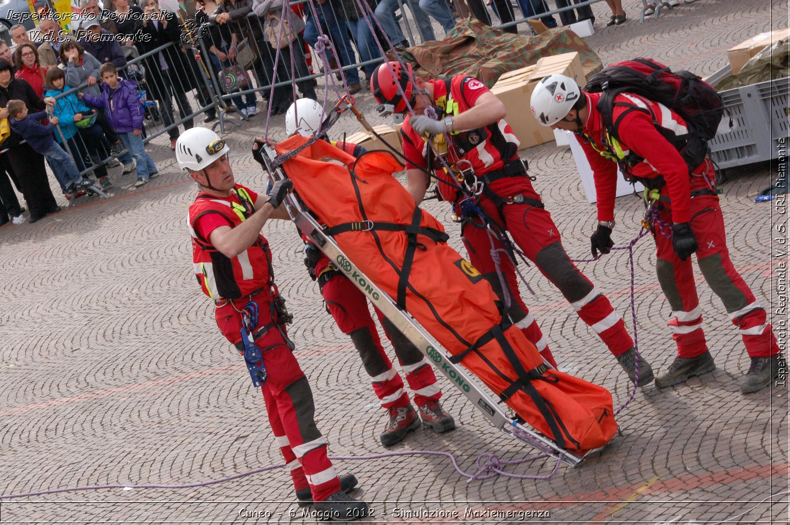 Cuneo - 6 Maggio 2012 - Simulazione Maxiemergenza- Croce Rossa Italiana - Ispettorato Regionale Volontari del Soccorso Piemonte