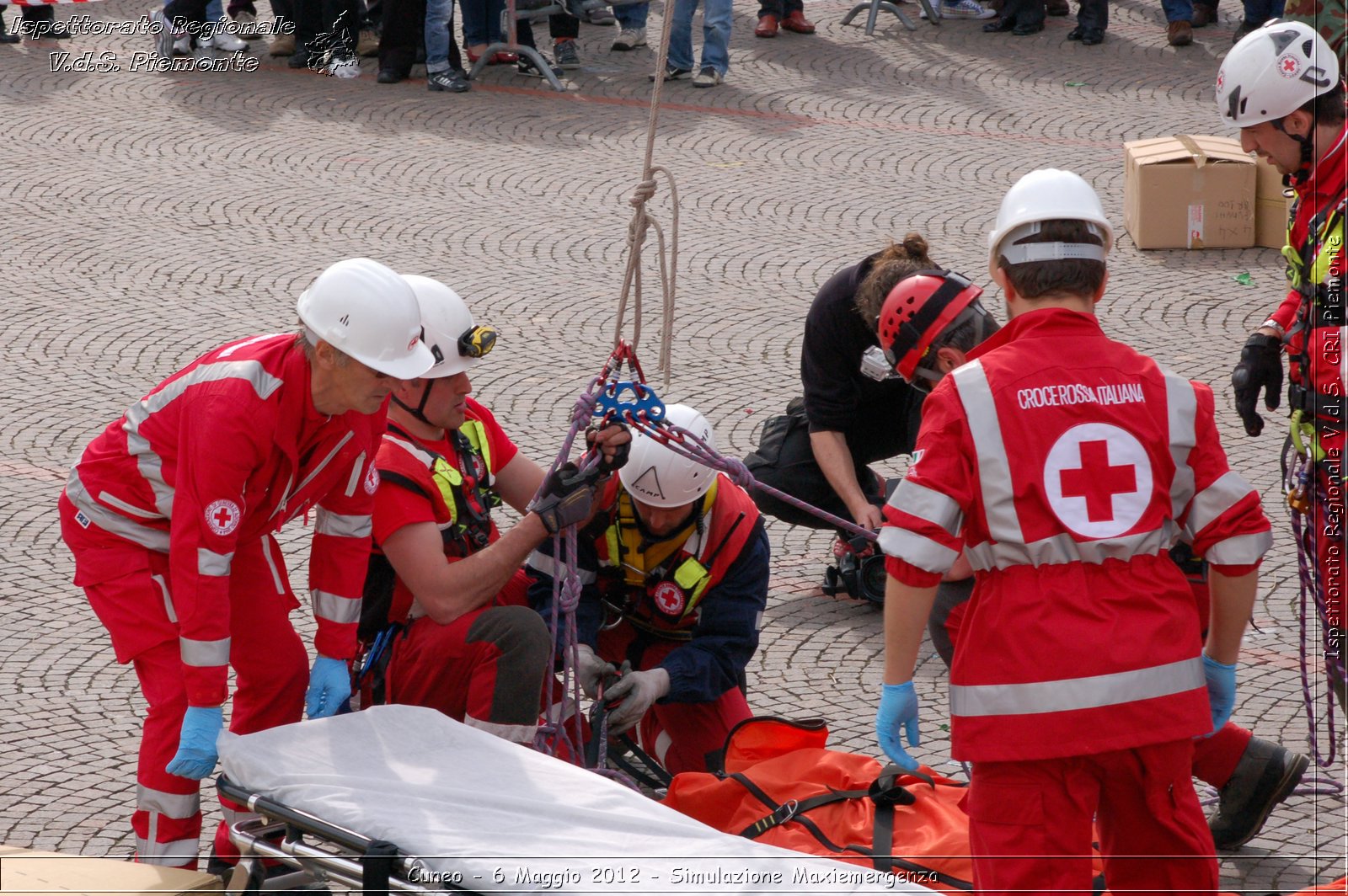 Cuneo - 6 Maggio 2012 - Simulazione Maxiemergenza- Croce Rossa Italiana - Ispettorato Regionale Volontari del Soccorso Piemonte