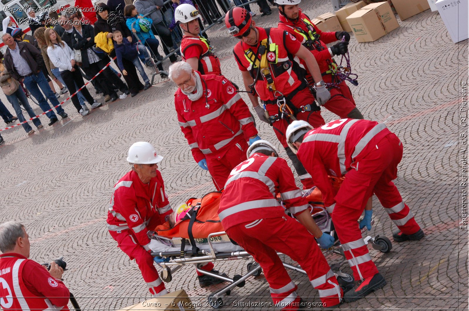 Cuneo - 6 Maggio 2012 - Simulazione Maxiemergenza- Croce Rossa Italiana - Ispettorato Regionale Volontari del Soccorso Piemonte