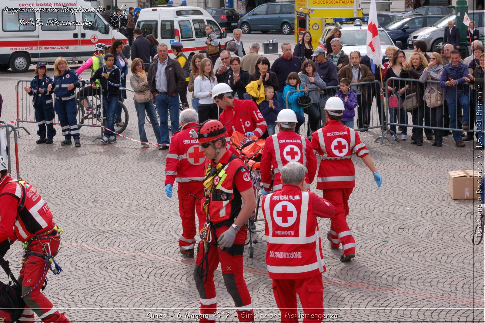 Cuneo - 6 Maggio 2012 - Simulazione Maxiemergenza- Croce Rossa Italiana - Ispettorato Regionale Volontari del Soccorso Piemonte