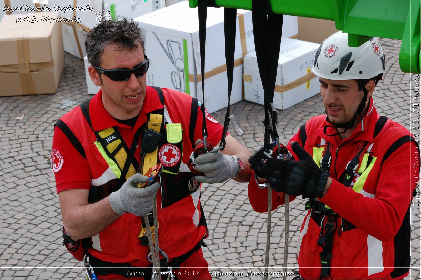 Cuneo - 6 Maggio 2012 - Simulazione Maxiemergenza- Croce Rossa Italiana - Ispettorato Regionale Volontari del Soccorso Piemonte