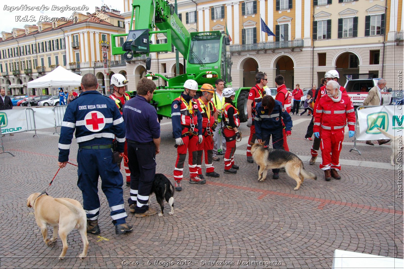 Cuneo - 6 Maggio 2012 - Simulazione Maxiemergenza- Croce Rossa Italiana - Ispettorato Regionale Volontari del Soccorso Piemonte