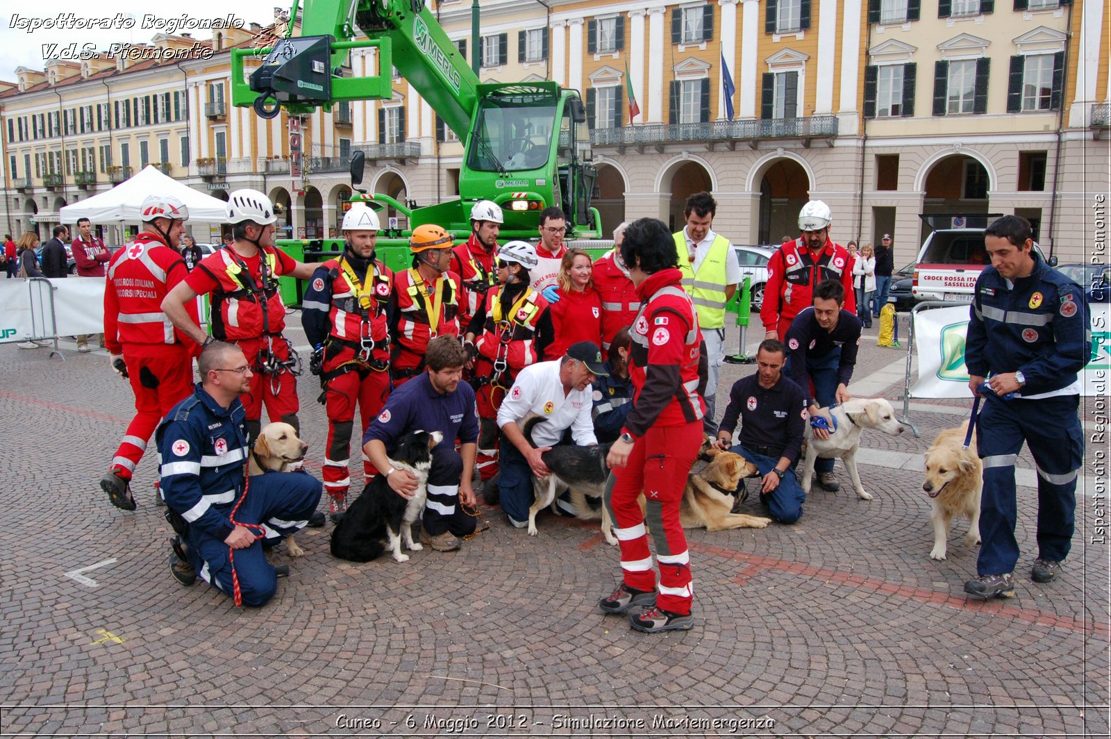 Cuneo - 6 Maggio 2012 - Simulazione Maxiemergenza- Croce Rossa Italiana - Ispettorato Regionale Volontari del Soccorso Piemonte