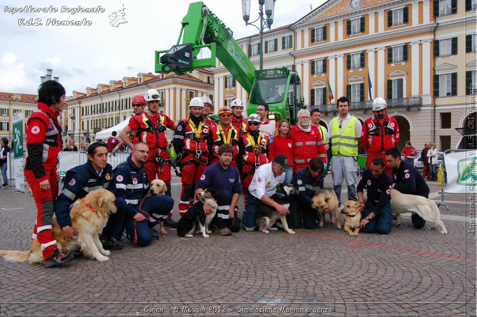 Cuneo - 6 Maggio 2012 - Simulazione Maxiemergenza- Croce Rossa Italiana - Ispettorato Regionale Volontari del Soccorso Piemonte