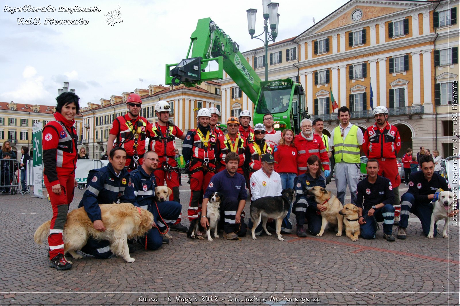 Cuneo - 6 Maggio 2012 - Simulazione Maxiemergenza- Croce Rossa Italiana - Ispettorato Regionale Volontari del Soccorso Piemonte