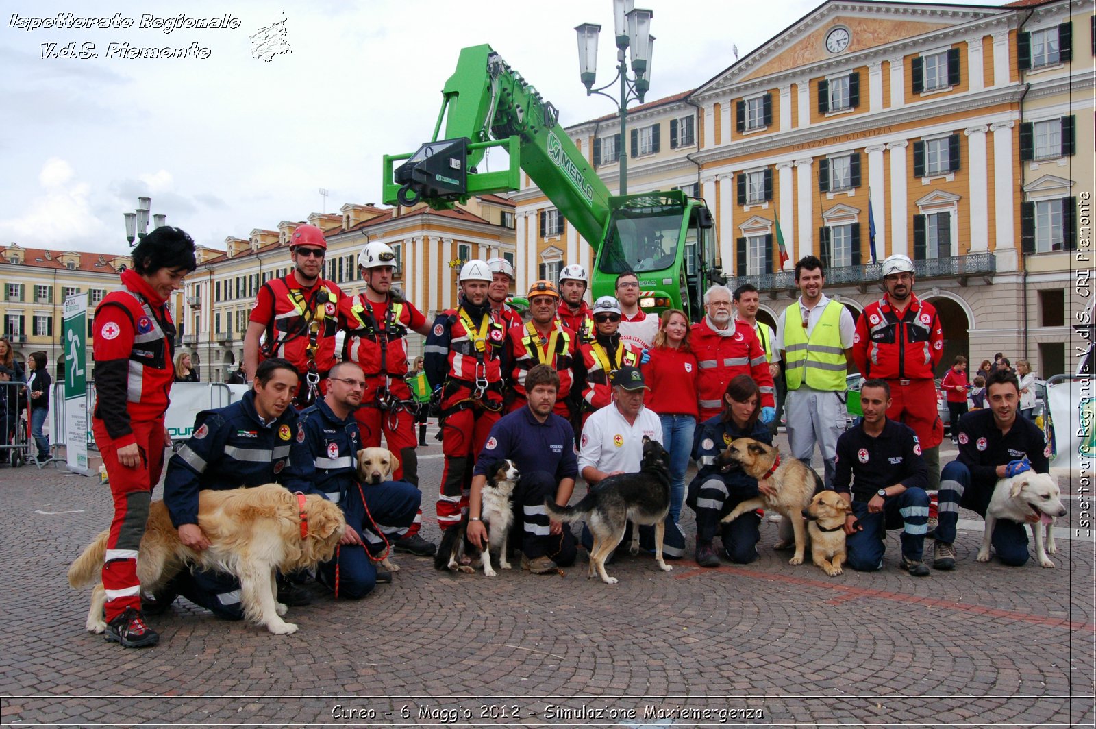 Cuneo - 6 Maggio 2012 - Simulazione Maxiemergenza- Croce Rossa Italiana - Ispettorato Regionale Volontari del Soccorso Piemonte