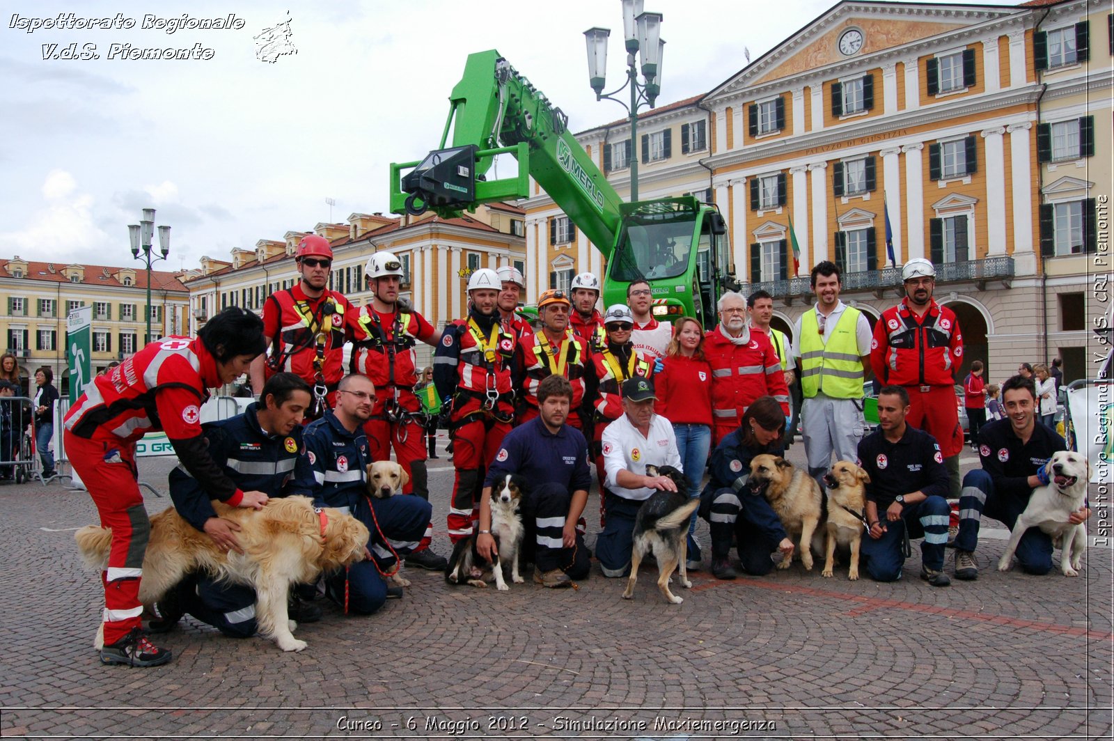 Cuneo - 6 Maggio 2012 - Simulazione Maxiemergenza- Croce Rossa Italiana - Ispettorato Regionale Volontari del Soccorso Piemonte