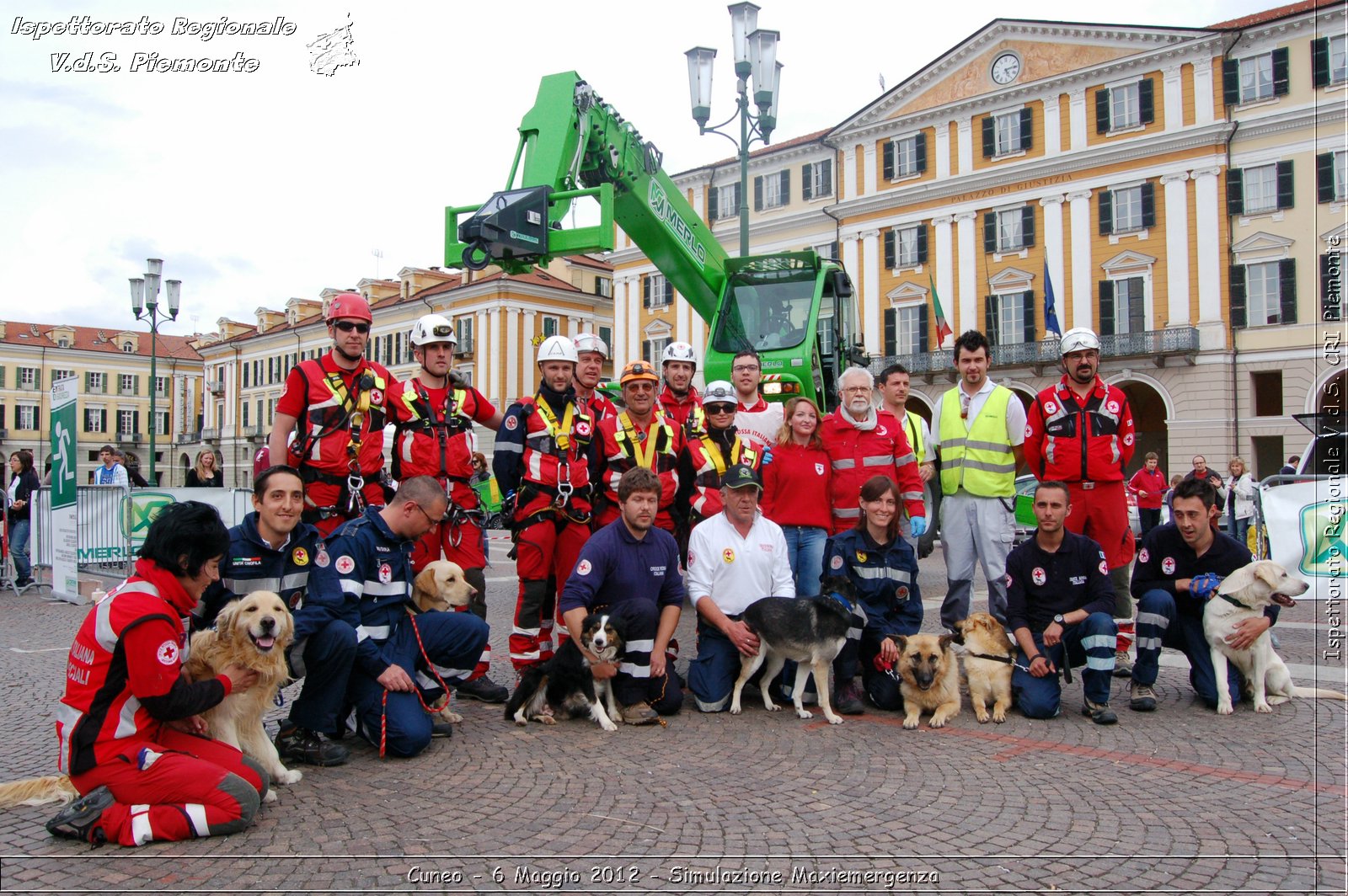 Cuneo - 6 Maggio 2012 - Simulazione Maxiemergenza- Croce Rossa Italiana - Ispettorato Regionale Volontari del Soccorso Piemonte