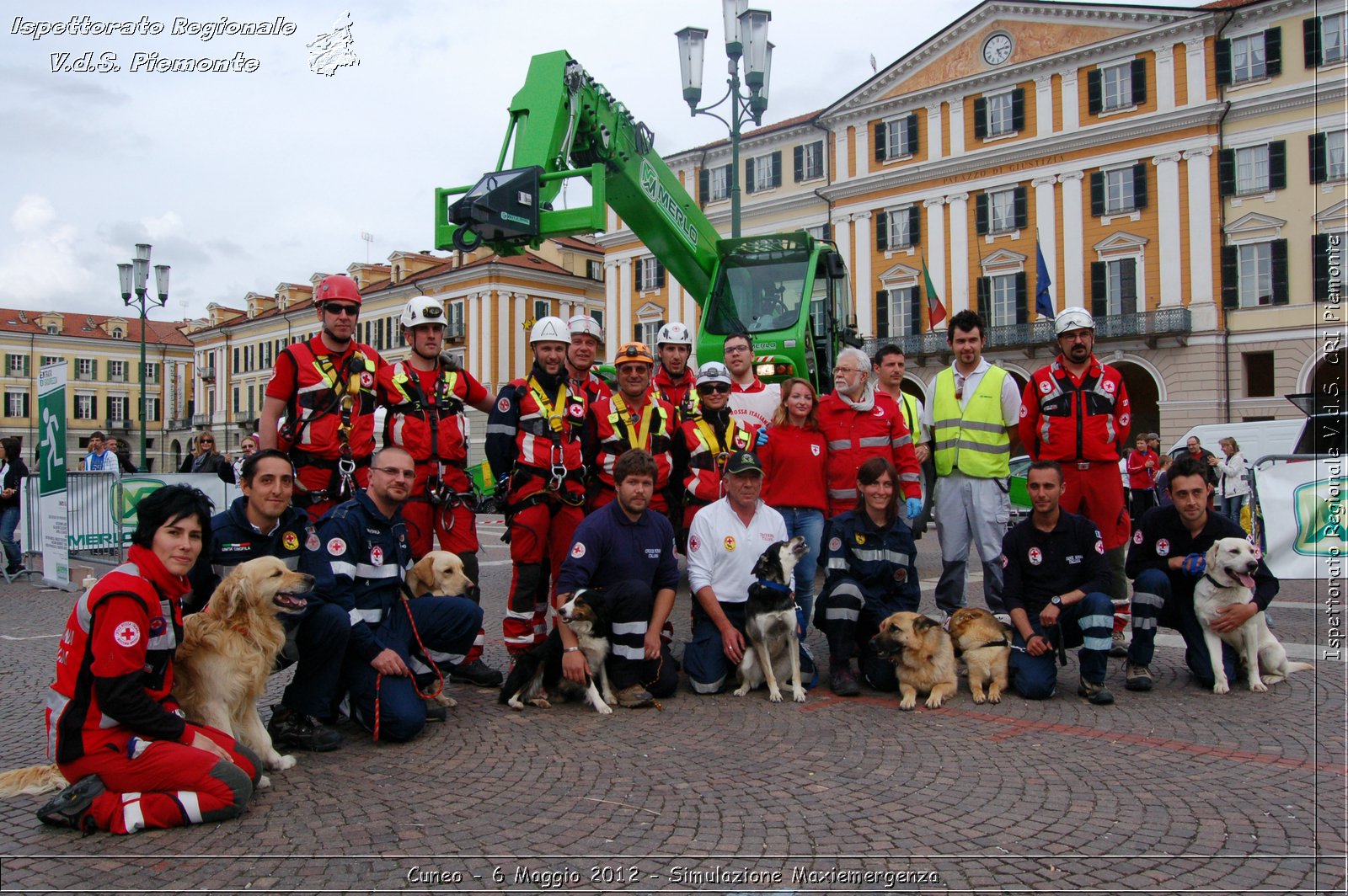 Cuneo - 6 Maggio 2012 - Simulazione Maxiemergenza- Croce Rossa Italiana - Ispettorato Regionale Volontari del Soccorso Piemonte