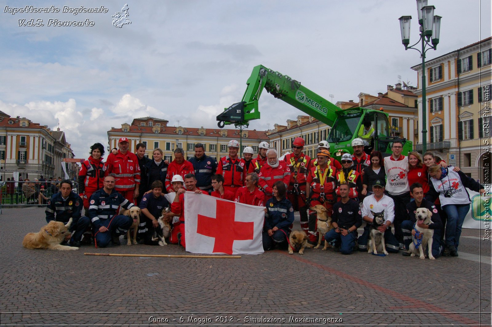 Cuneo - 6 Maggio 2012 - Simulazione Maxiemergenza- Croce Rossa Italiana - Ispettorato Regionale Volontari del Soccorso Piemonte