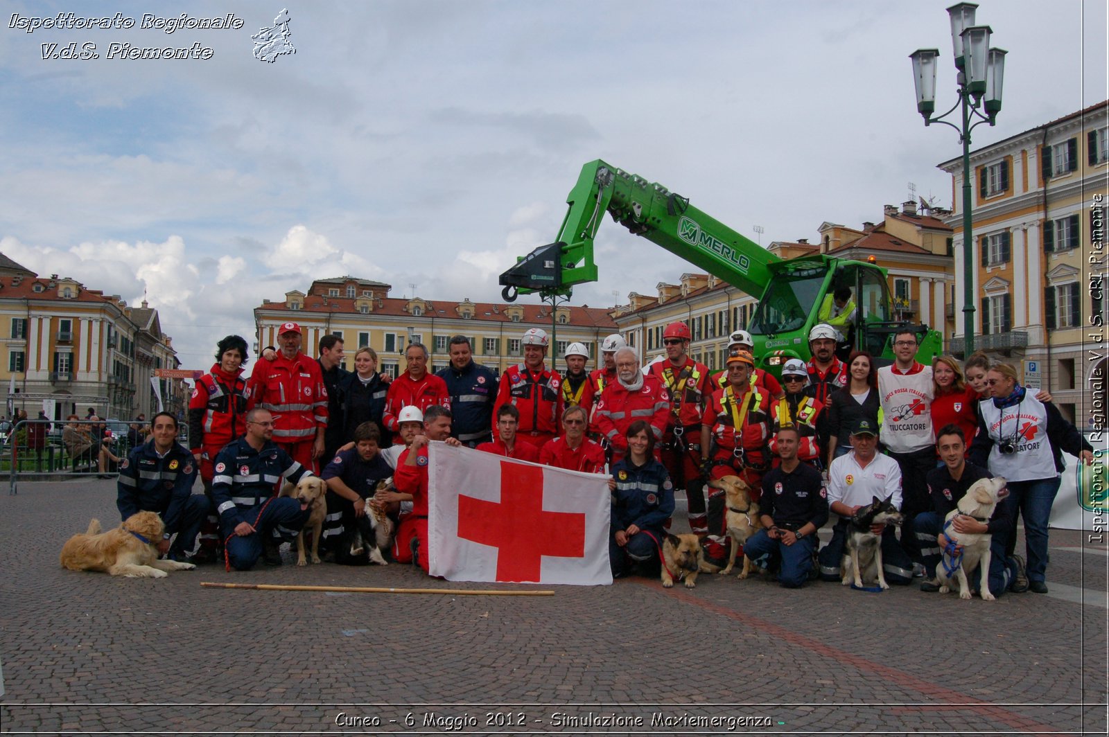 Cuneo - 6 Maggio 2012 - Simulazione Maxiemergenza- Croce Rossa Italiana - Ispettorato Regionale Volontari del Soccorso Piemonte