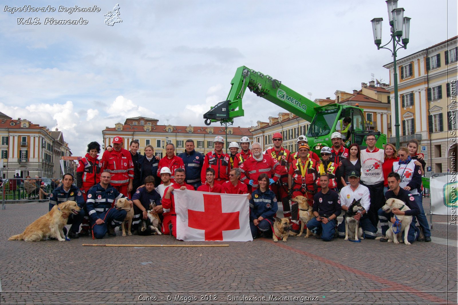 Cuneo - 6 Maggio 2012 - Simulazione Maxiemergenza- Croce Rossa Italiana - Ispettorato Regionale Volontari del Soccorso Piemonte