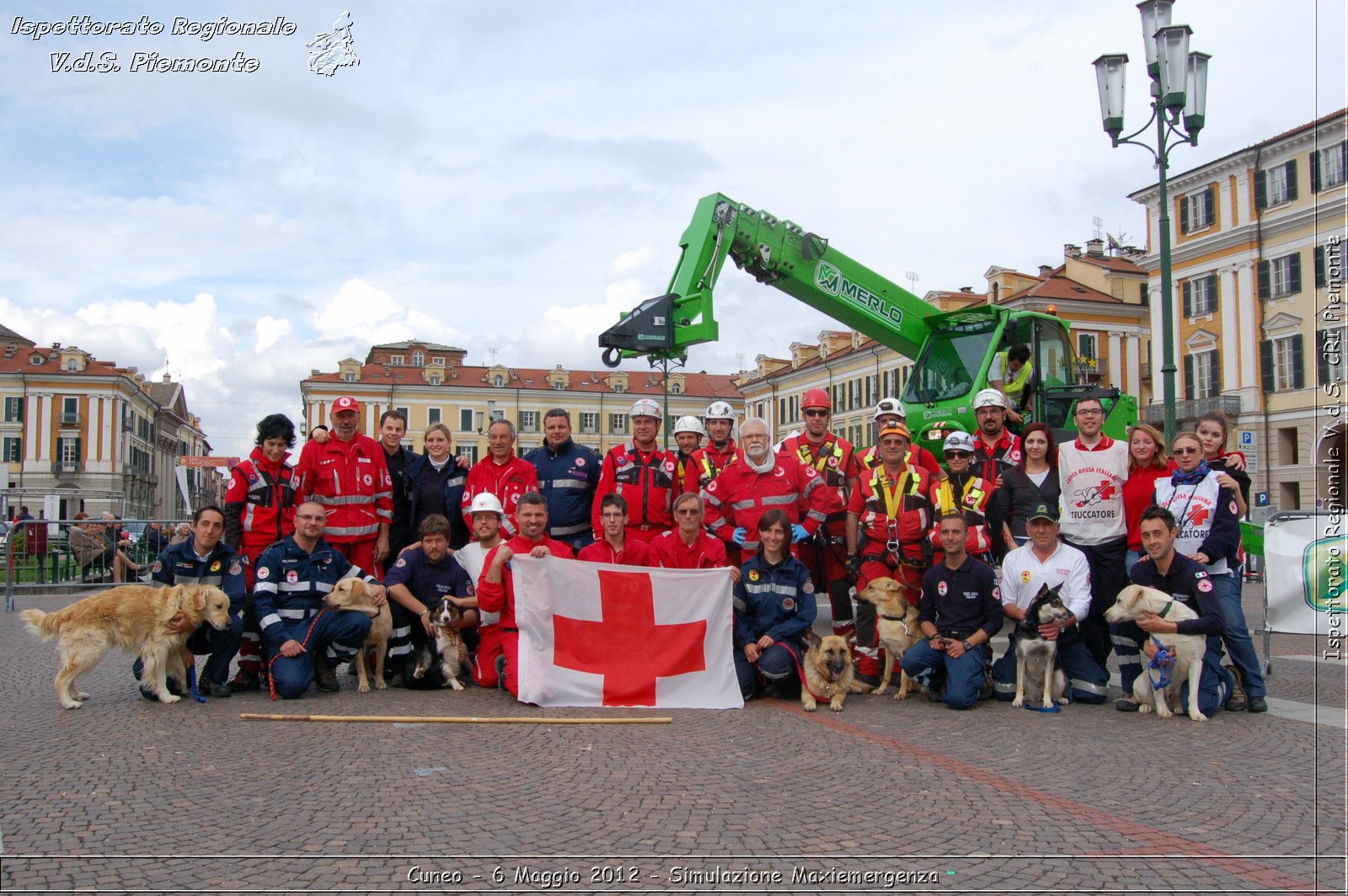 Cuneo - 6 Maggio 2012 - Simulazione Maxiemergenza- Croce Rossa Italiana - Ispettorato Regionale Volontari del Soccorso Piemonte