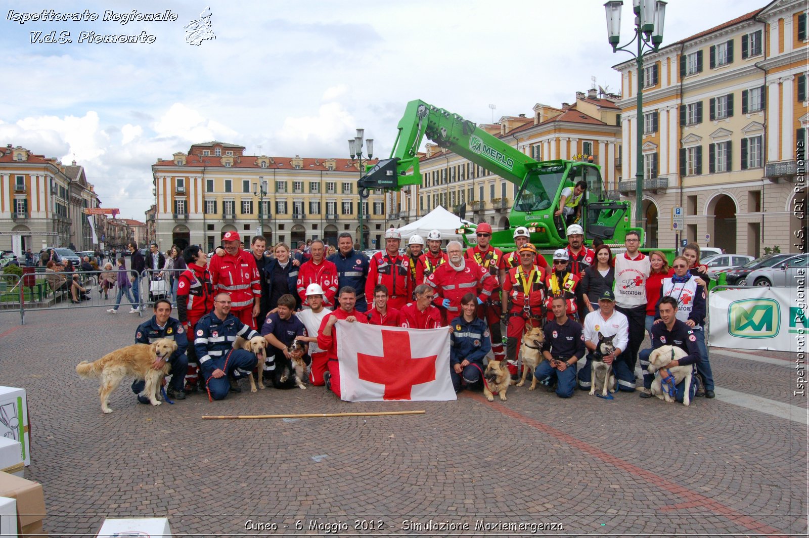 Cuneo - 6 Maggio 2012 - Simulazione Maxiemergenza- Croce Rossa Italiana - Ispettorato Regionale Volontari del Soccorso Piemonte