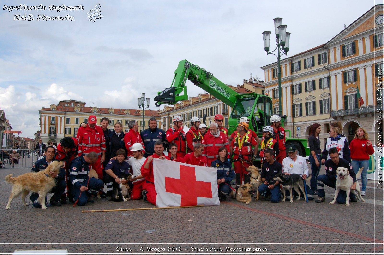 Cuneo - 6 Maggio 2012 - Simulazione Maxiemergenza- Croce Rossa Italiana - Ispettorato Regionale Volontari del Soccorso Piemonte