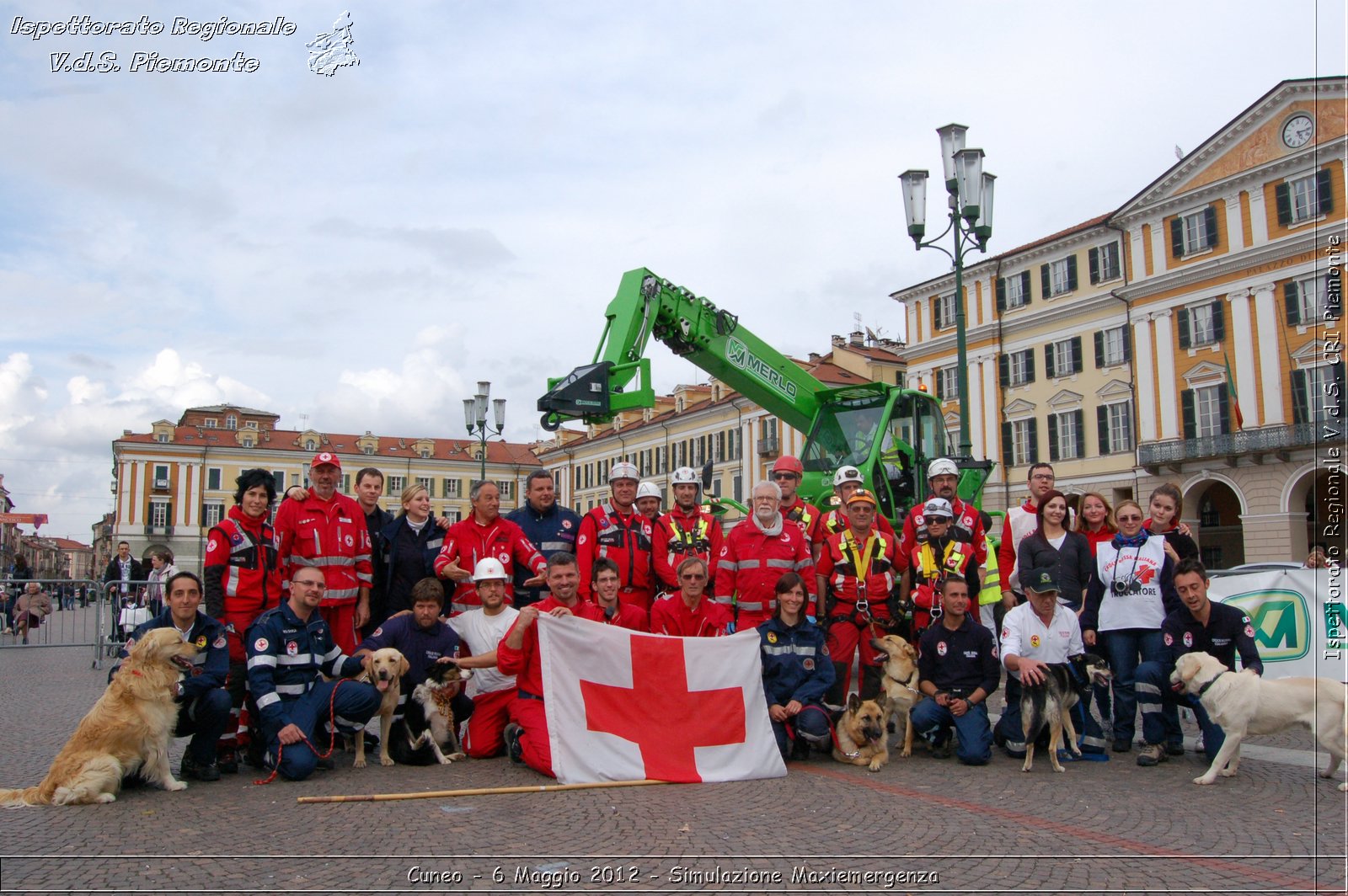 Cuneo - 6 Maggio 2012 - Simulazione Maxiemergenza- Croce Rossa Italiana - Ispettorato Regionale Volontari del Soccorso Piemonte