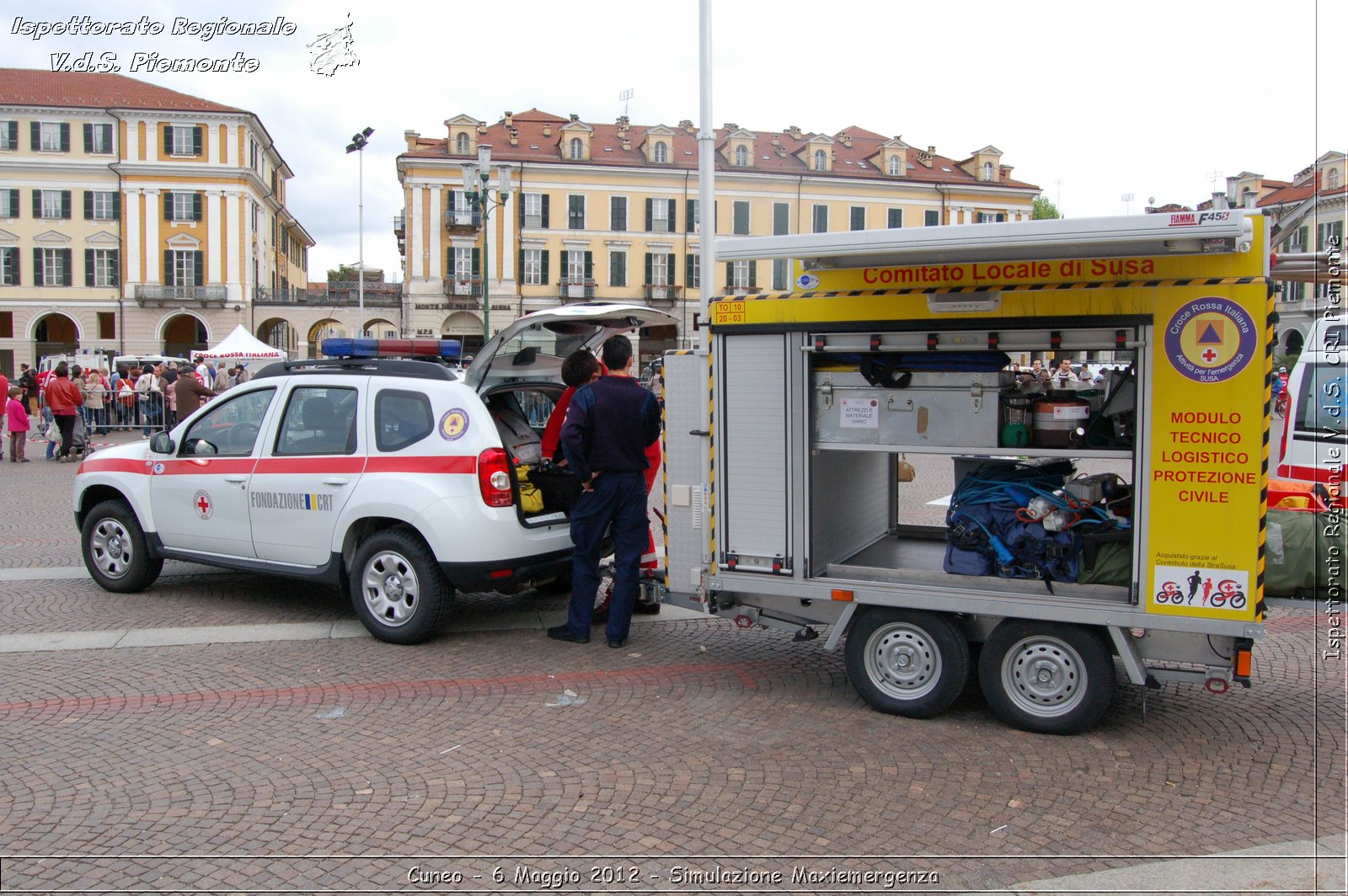 Cuneo - 6 Maggio 2012 - Simulazione Maxiemergenza- Croce Rossa Italiana - Ispettorato Regionale Volontari del Soccorso Piemonte