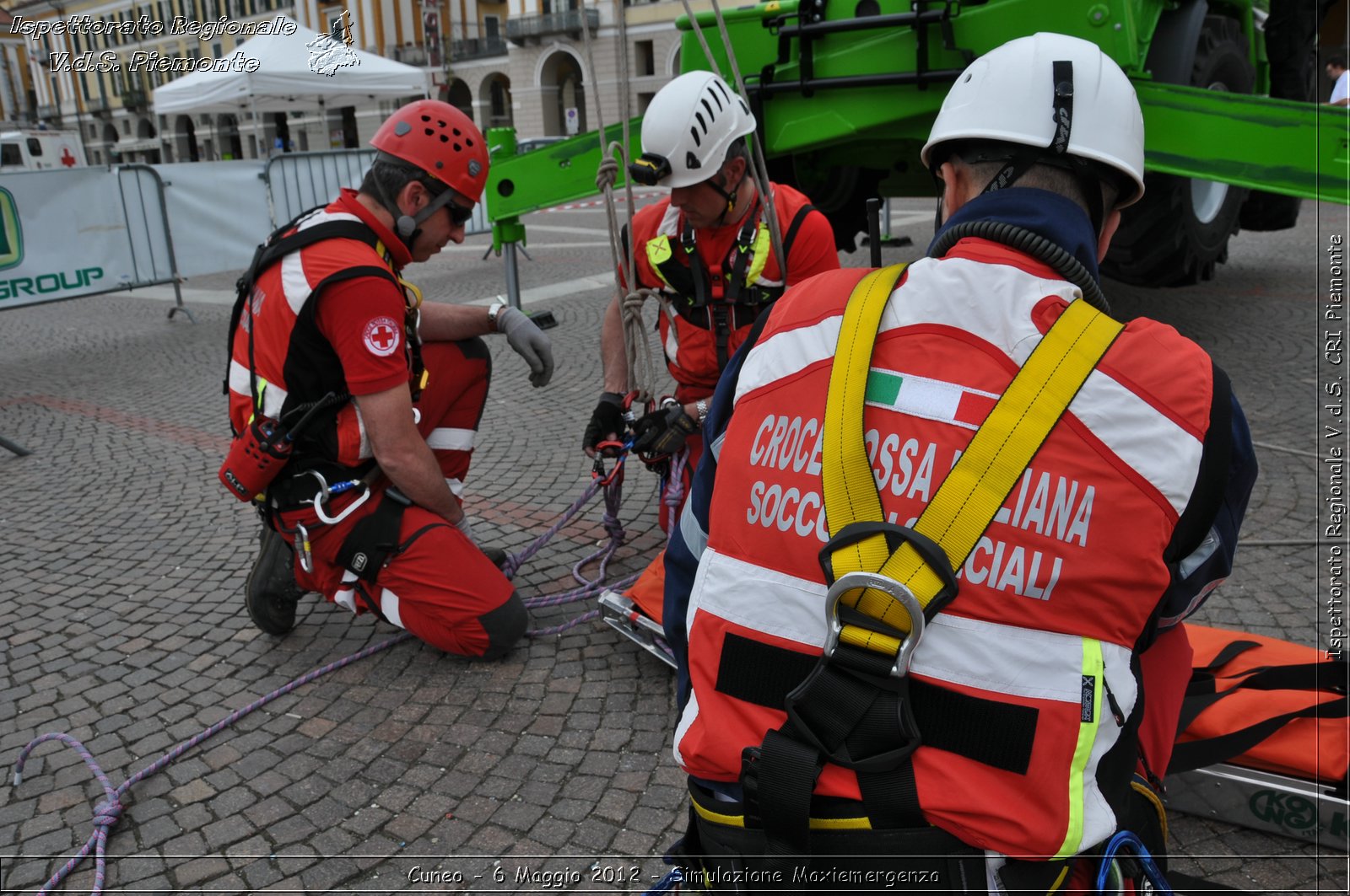 Cuneo - 6 Maggio 2012 - Simulazione Maxiemergenza- Croce Rossa Italiana - Ispettorato Regionale Volontari del Soccorso Piemonte