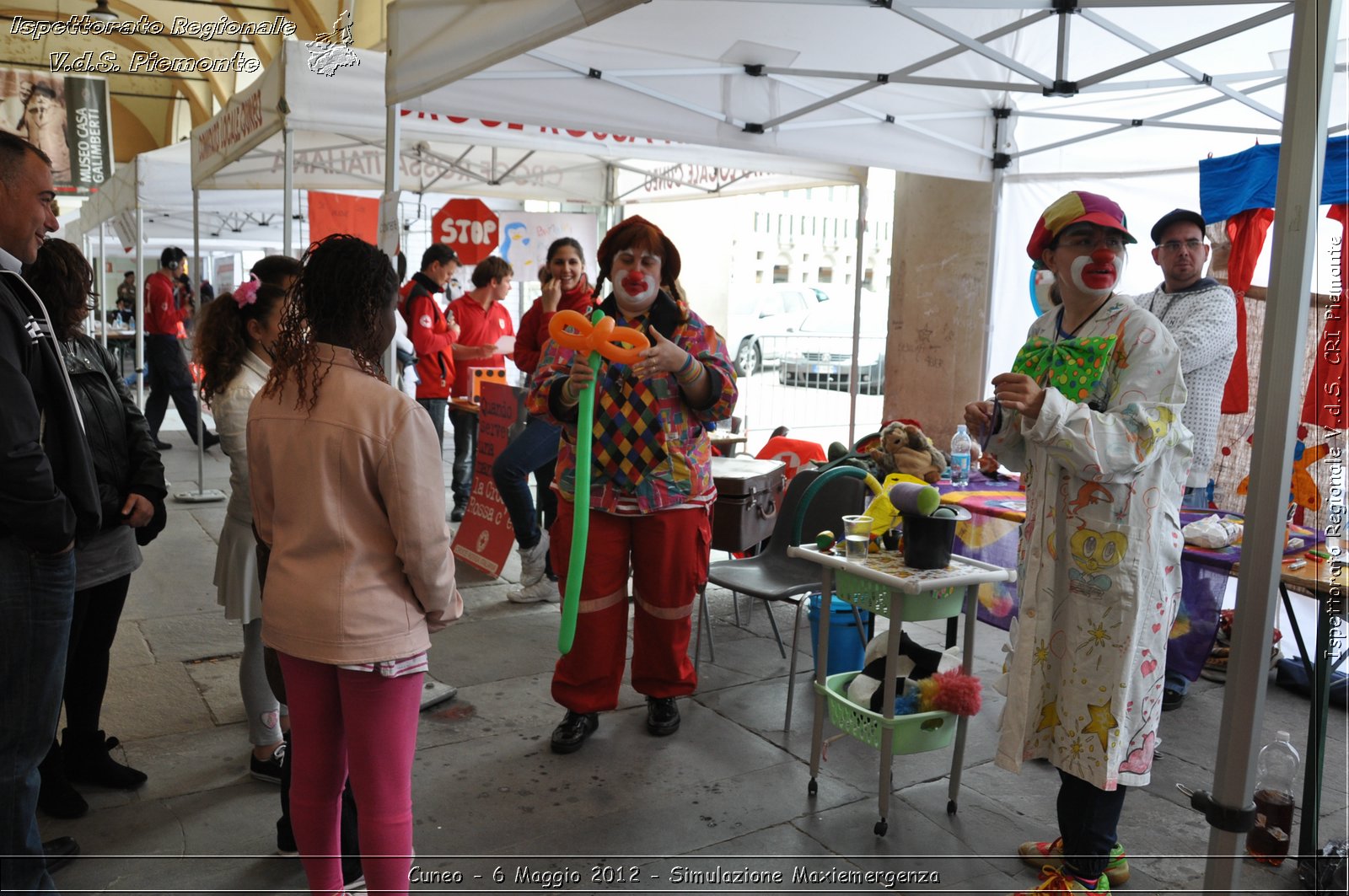 Cuneo - 6 Maggio 2012 - Simulazione Maxiemergenza- Croce Rossa Italiana - Ispettorato Regionale Volontari del Soccorso Piemonte