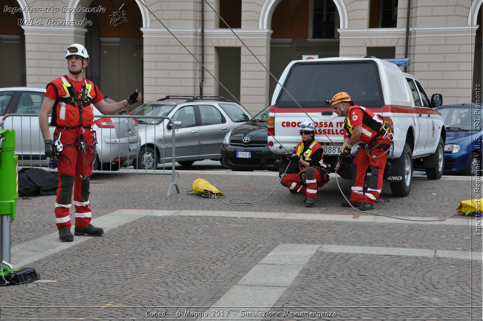 Cuneo - 6 Maggio 2012 - Simulazione Maxiemergenza- Croce Rossa Italiana - Ispettorato Regionale Volontari del Soccorso Piemonte