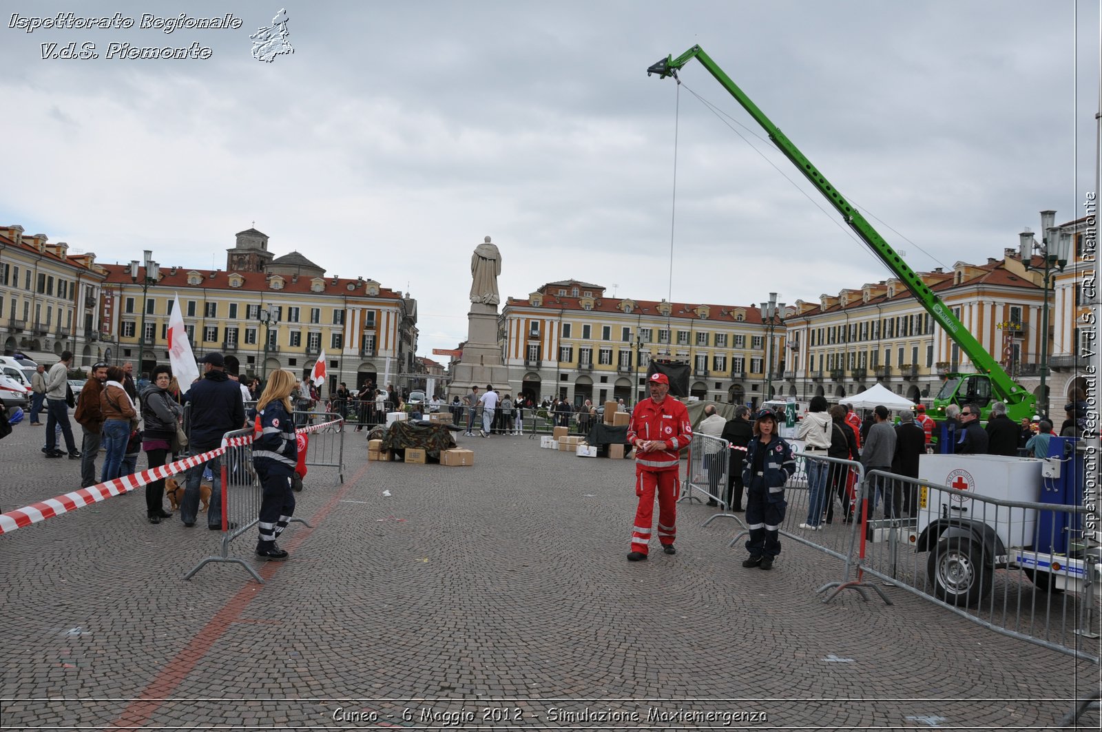 Cuneo - 6 Maggio 2012 - Simulazione Maxiemergenza- Croce Rossa Italiana - Ispettorato Regionale Volontari del Soccorso Piemonte