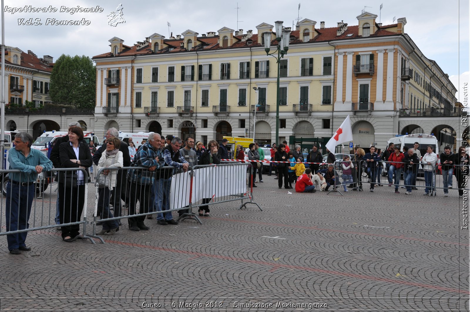 Cuneo - 6 Maggio 2012 - Simulazione Maxiemergenza- Croce Rossa Italiana - Ispettorato Regionale Volontari del Soccorso Piemonte