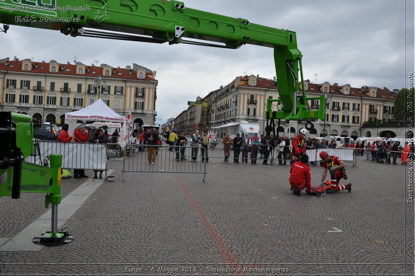 Cuneo - 6 Maggio 2012 - Simulazione Maxiemergenza- Croce Rossa Italiana - Ispettorato Regionale Volontari del Soccorso Piemonte