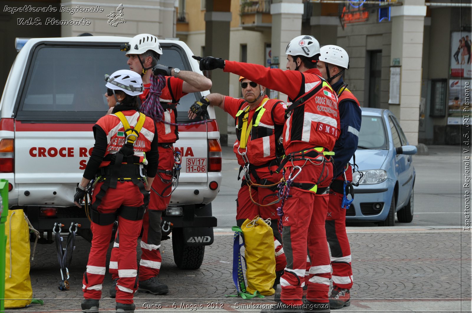 Cuneo - 6 Maggio 2012 - Simulazione Maxiemergenza- Croce Rossa Italiana - Ispettorato Regionale Volontari del Soccorso Piemonte