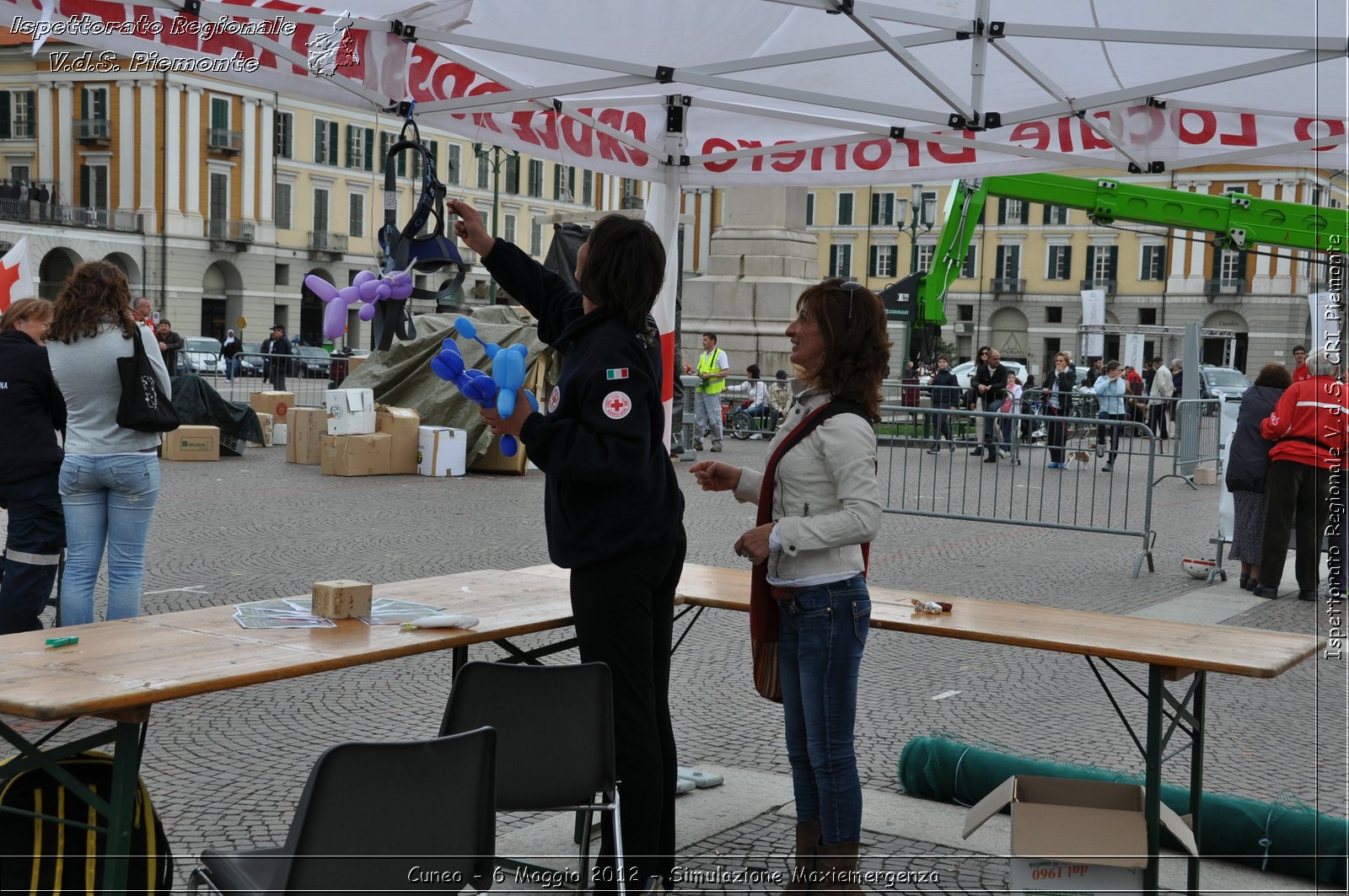 Cuneo - 6 Maggio 2012 - Simulazione Maxiemergenza- Croce Rossa Italiana - Ispettorato Regionale Volontari del Soccorso Piemonte