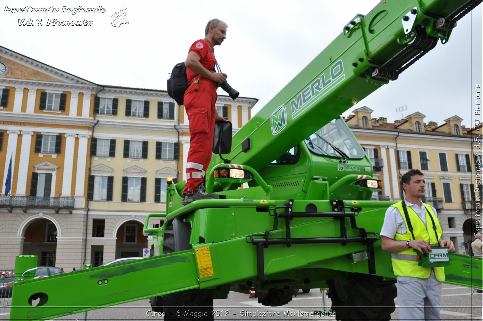 Cuneo - 6 Maggio 2012 - Simulazione Maxiemergenza- Croce Rossa Italiana - Ispettorato Regionale Volontari del Soccorso Piemonte