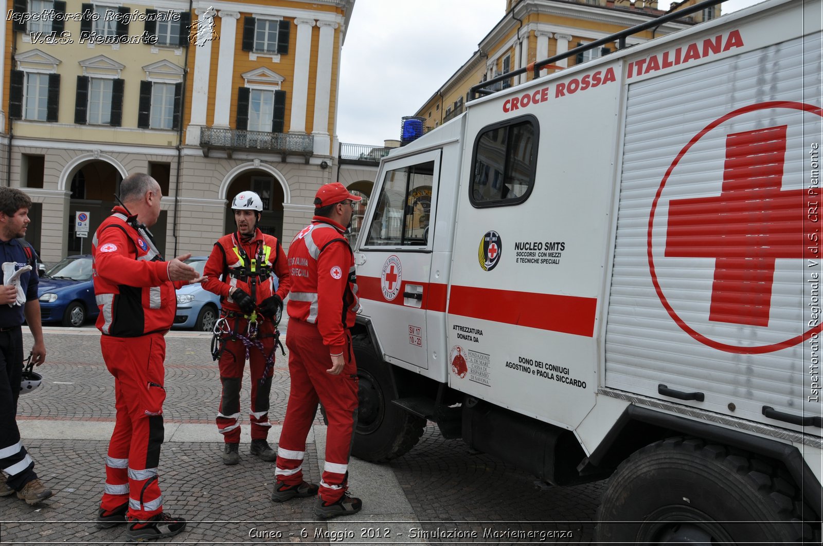 Cuneo - 6 Maggio 2012 - Simulazione Maxiemergenza- Croce Rossa Italiana - Ispettorato Regionale Volontari del Soccorso Piemonte