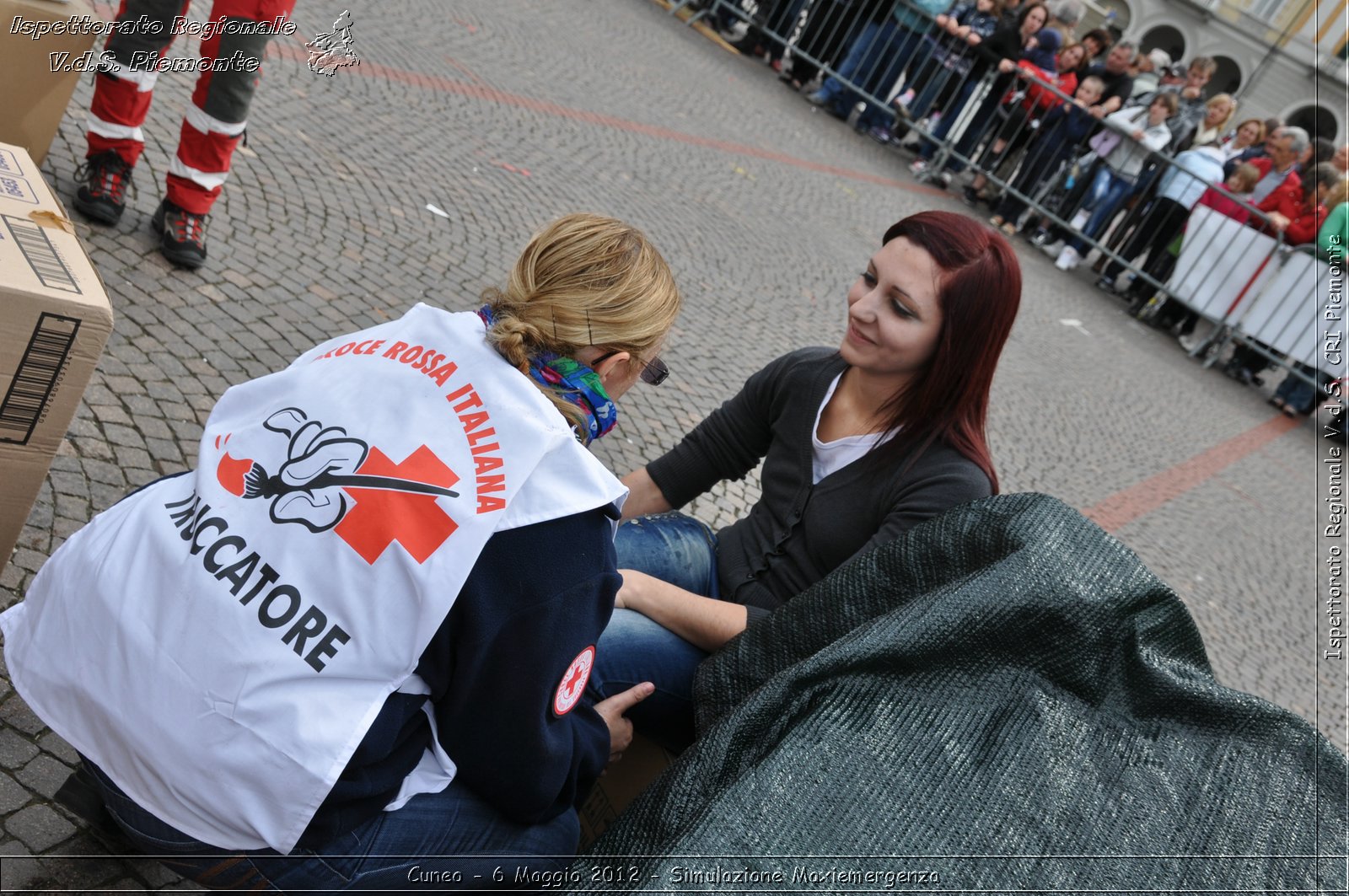 Cuneo - 6 Maggio 2012 - Simulazione Maxiemergenza- Croce Rossa Italiana - Ispettorato Regionale Volontari del Soccorso Piemonte