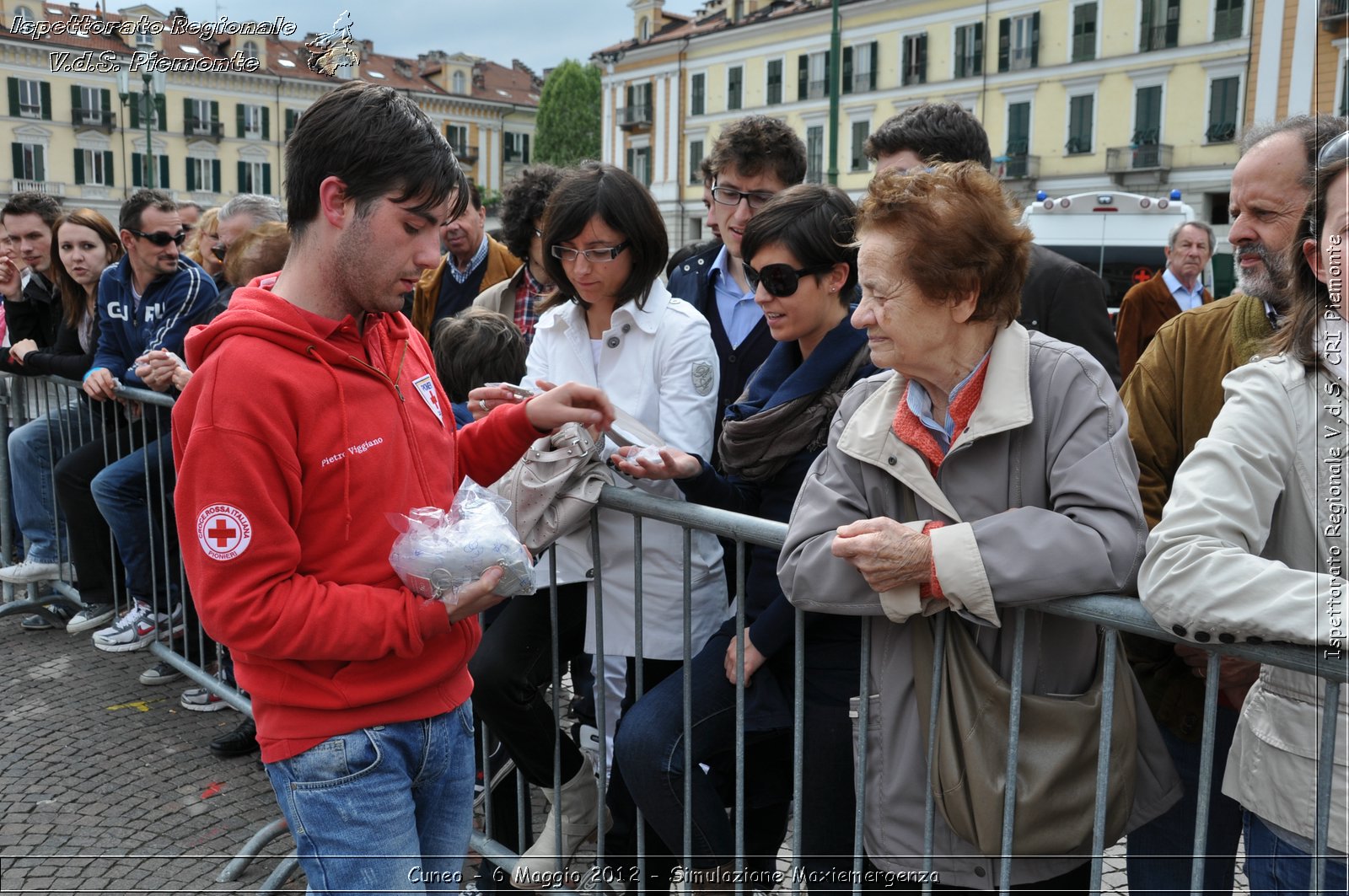 Cuneo - 6 Maggio 2012 - Simulazione Maxiemergenza- Croce Rossa Italiana - Ispettorato Regionale Volontari del Soccorso Piemonte