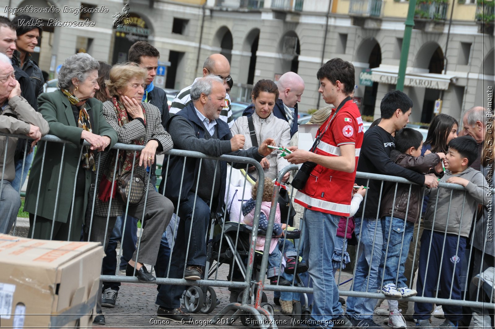 Cuneo - 6 Maggio 2012 - Simulazione Maxiemergenza- Croce Rossa Italiana - Ispettorato Regionale Volontari del Soccorso Piemonte