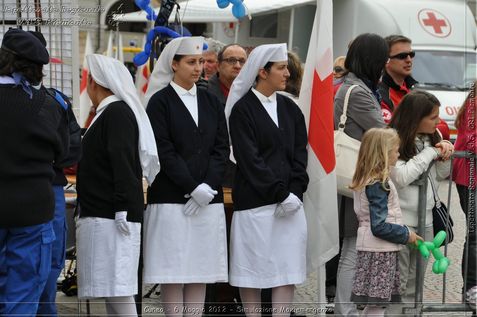 Cuneo - 6 Maggio 2012 - Simulazione Maxiemergenza- Croce Rossa Italiana - Ispettorato Regionale Volontari del Soccorso Piemonte