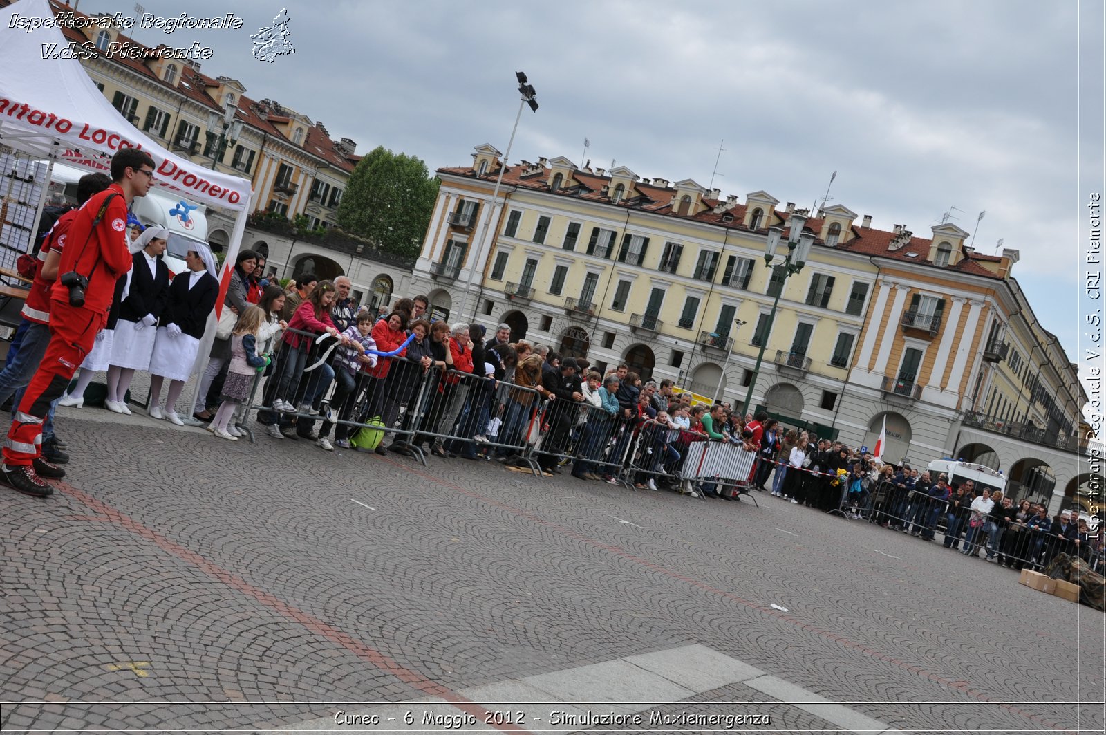 Cuneo - 6 Maggio 2012 - Simulazione Maxiemergenza- Croce Rossa Italiana - Ispettorato Regionale Volontari del Soccorso Piemonte