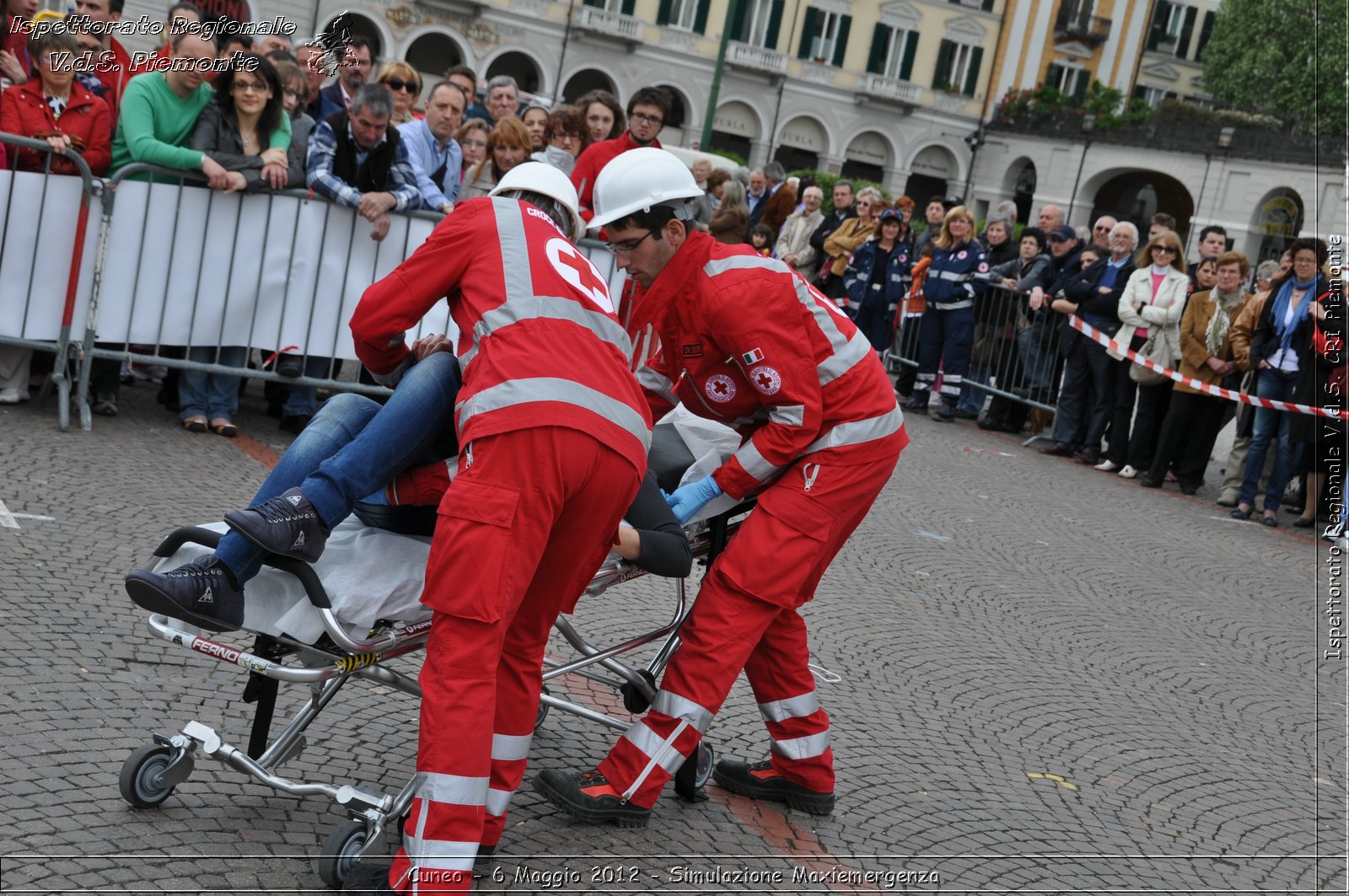 Cuneo - 6 Maggio 2012 - Simulazione Maxiemergenza- Croce Rossa Italiana - Ispettorato Regionale Volontari del Soccorso Piemonte