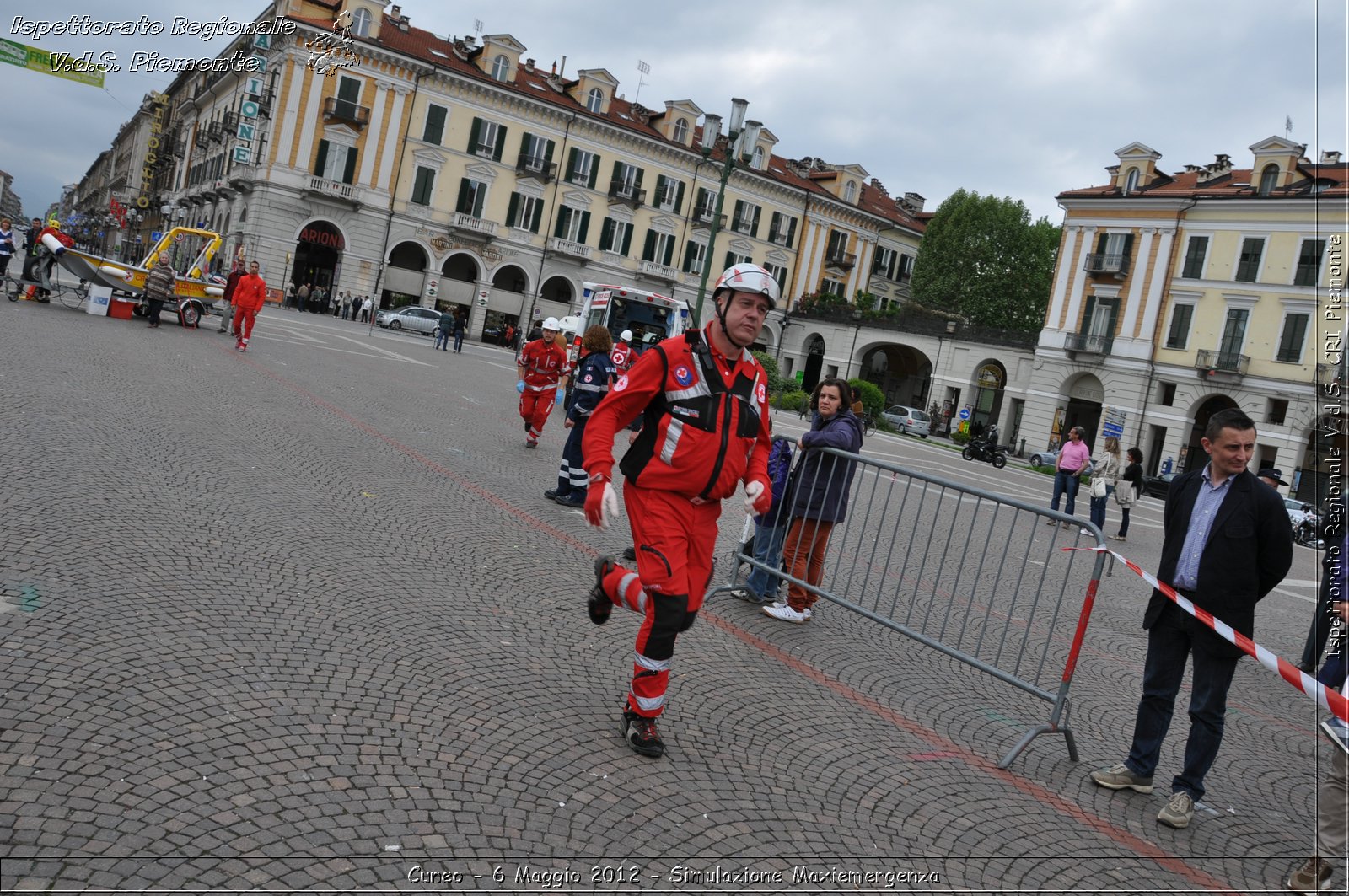 Cuneo - 6 Maggio 2012 - Simulazione Maxiemergenza- Croce Rossa Italiana - Ispettorato Regionale Volontari del Soccorso Piemonte