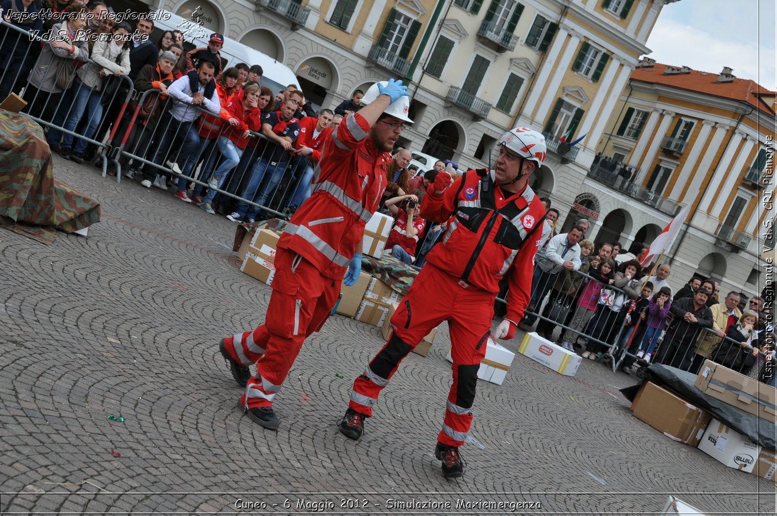 Cuneo - 6 Maggio 2012 - Simulazione Maxiemergenza- Croce Rossa Italiana - Ispettorato Regionale Volontari del Soccorso Piemonte