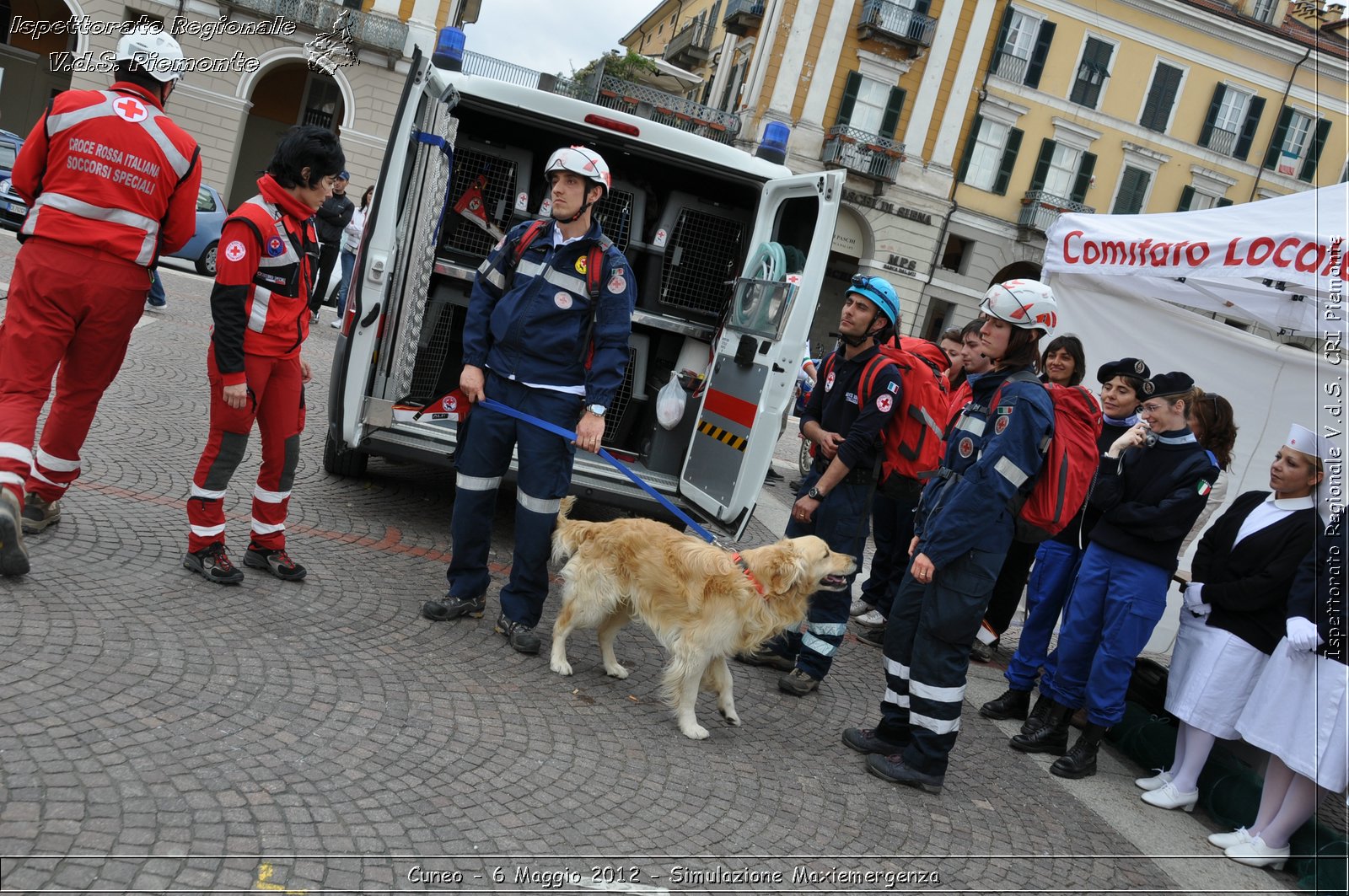 Cuneo - 6 Maggio 2012 - Simulazione Maxiemergenza- Croce Rossa Italiana - Ispettorato Regionale Volontari del Soccorso Piemonte