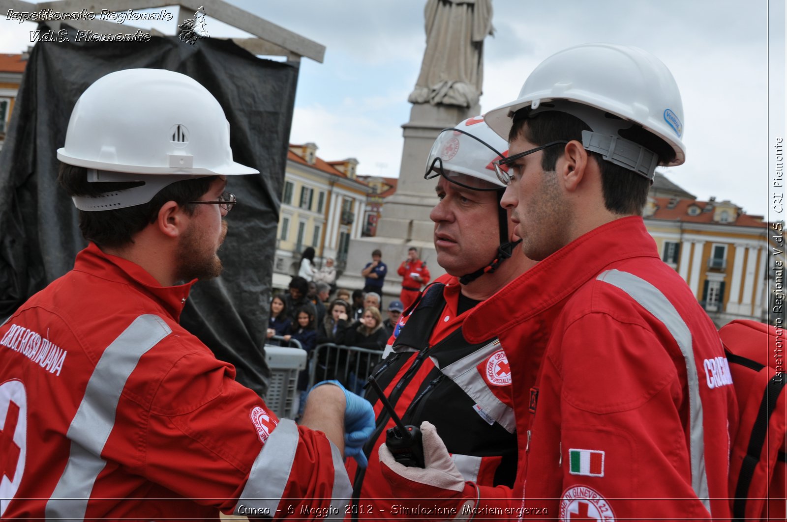 Cuneo - 6 Maggio 2012 - Simulazione Maxiemergenza- Croce Rossa Italiana - Ispettorato Regionale Volontari del Soccorso Piemonte