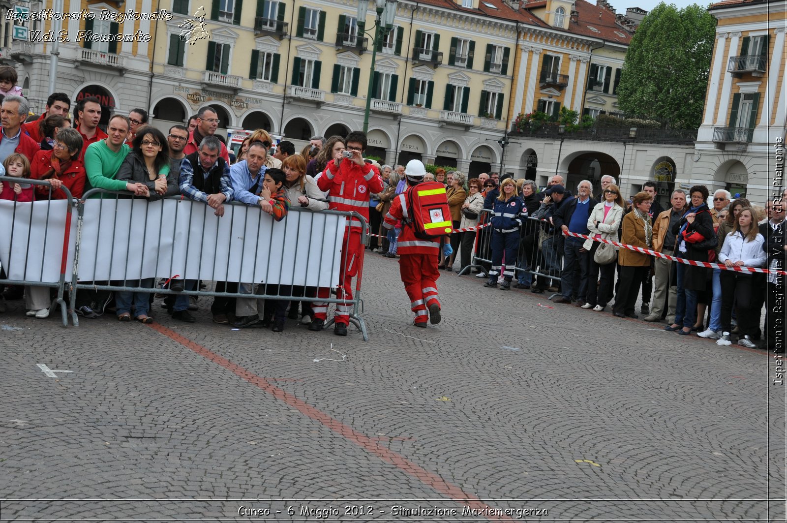 Cuneo - 6 Maggio 2012 - Simulazione Maxiemergenza- Croce Rossa Italiana - Ispettorato Regionale Volontari del Soccorso Piemonte