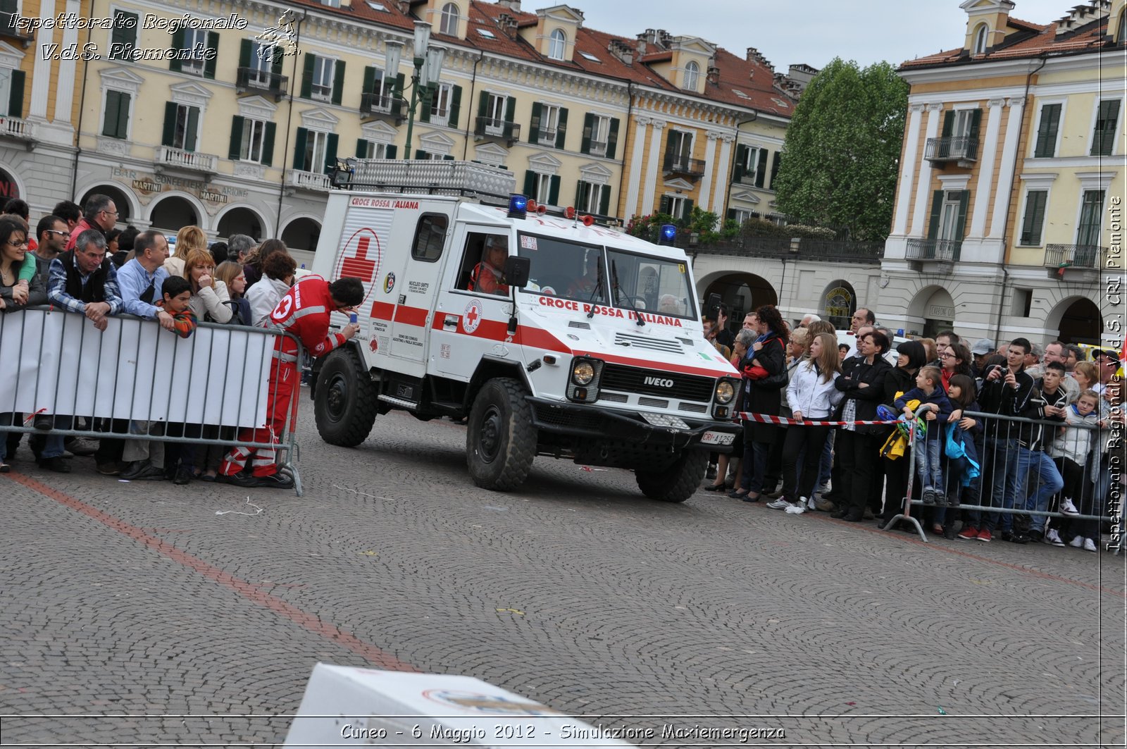 Cuneo - 6 Maggio 2012 - Simulazione Maxiemergenza- Croce Rossa Italiana - Ispettorato Regionale Volontari del Soccorso Piemonte