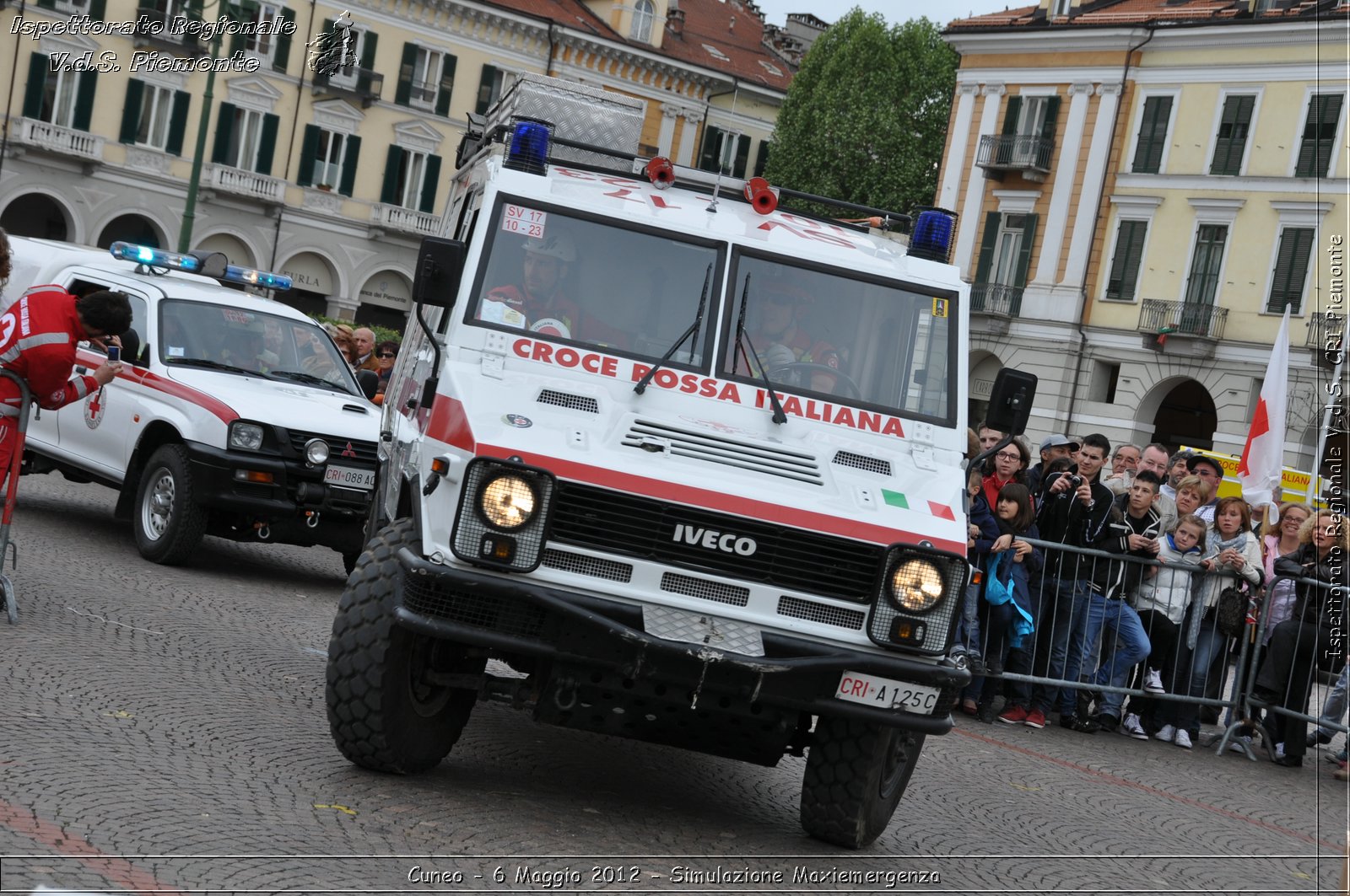 Cuneo - 6 Maggio 2012 - Simulazione Maxiemergenza- Croce Rossa Italiana - Ispettorato Regionale Volontari del Soccorso Piemonte