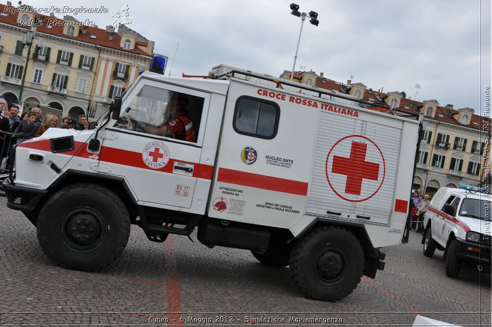 Cuneo - 6 Maggio 2012 - Simulazione Maxiemergenza- Croce Rossa Italiana - Ispettorato Regionale Volontari del Soccorso Piemonte